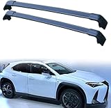 WeiYH Auto Dachreling Bars Rack für Lexus UXSeries ux200T 300H 5dr SUV 2018 2019 2020, Anti-Rost Koffer Gepäck Frame Travel Rack Cargo Railing Rack, Dachgepäckträger Rails