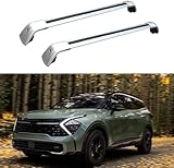 WeiYH Auto Dachreling Bars Rack für KIA New Sportage 2023 2024, Anti-Rost Koffer Gepäck Frame Travel Rack Cargo Railing Rack, Dachgepäckträger Rails